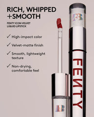 Fenty Icon Velvet Liquid Lipstick — Wicked Whine